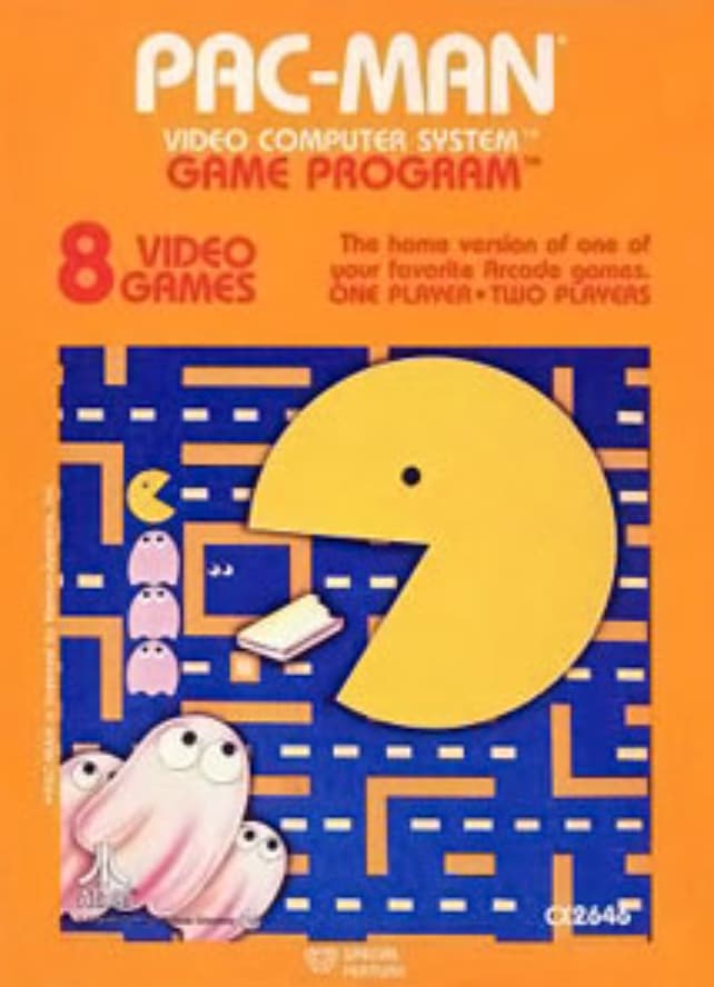 pac man atari - 86 PacMan Video Computer System Game Program Video Games The home version of one of your favorite Arcade games One Plawer Two Players 2645